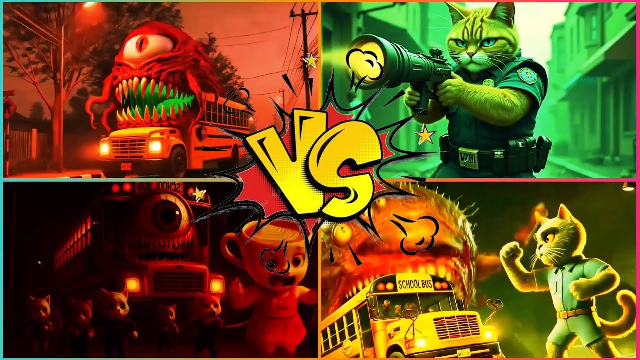 School Bus Eater Monster - Coffin DanceSong (COVER)#coffindancesong #coffindance#schoolbus