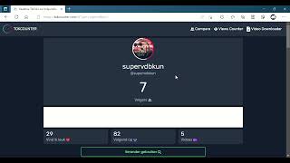 TikTok Counter  follow me on tiktok
