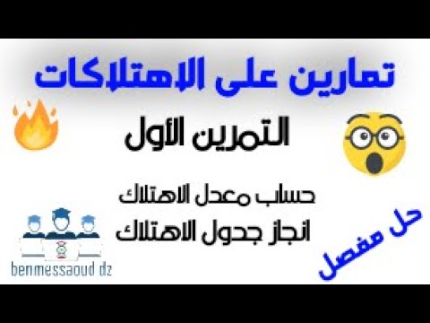 أفضل سلسلة تمارين في الاهتلاكات التمرين الاول حساب معدل الاهتلاك وانشاء جدول الاهتلاك