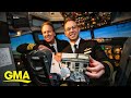 Pilot meets man who inspired him as an infant