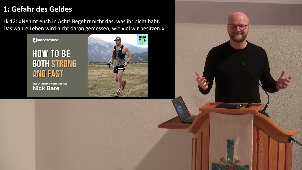 Predigt vom 25.01.2026 - Vertrauen anstatt Sorgen, Matthäus 6 - Markus Krimmer