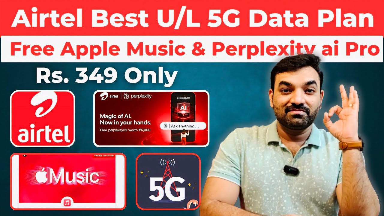 Airtel Unlimited 5G Data With Rs. 349 Plan 