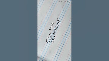 Comment Your Name (Laraib) #shorts #handwriting #request #cursive #calligraphy
