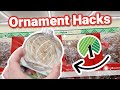 Grab $1 Dollar Tree Ornaments for these UNBELIEVABLE HACKS! (genius DIYS you have to try!)