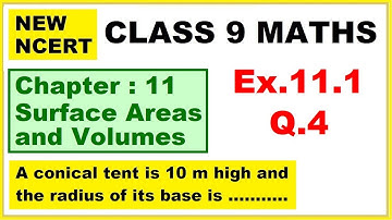 Class 9 Maths | Ex.11.1 Q.4 | Chapter 11 | Surface Areas And Volumes | New NCERT | Ranveer Maths 9