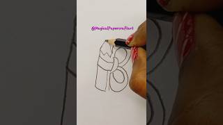 simple alphabet pencil drawing#new ✏️ drawing# @MagicalPapercraftart