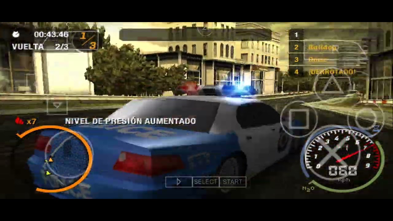 Chevrolet cobalt SS #ppsspp#gameplay#needforspeed#carreras#emulador#chevrolet