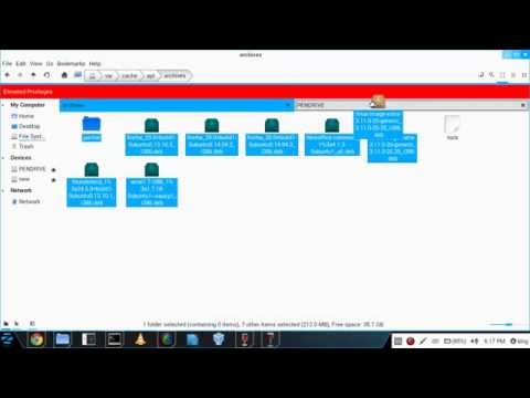 How to update linux in offline