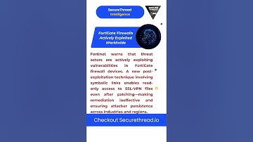 FortiGate Firewalls Under Active Attack: Fortinet Confirms Exploitation