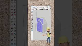 Cara Mudah Memotong dan menghapus sebagian object di sketchup #sketchup #tutorialsketchup #sket