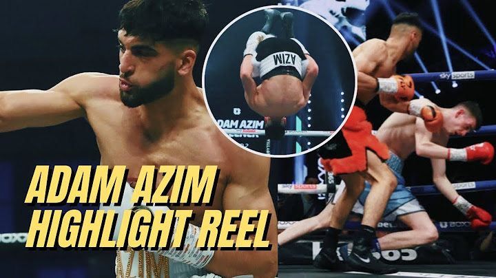 Highlight Reel: Adam Azim BEST KNOCKOUTS