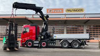 Palfinger PK-58.002TEC7 PJ090-KUEN Transporte-Kranarbeiten-Volvo FH500