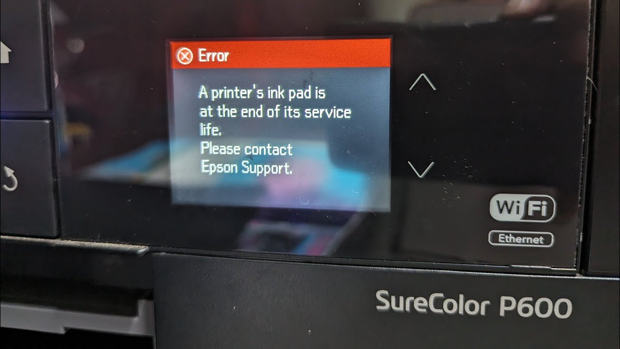 Reset máy in Epson SureColor SC-P600: Cách thực hiện và sử dụng phần mềm Reset