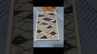 Day 17 Black &amp; white aestheric doodle art tutorial #doodlearttutorial #doodleart #drawing #doodle