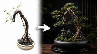 This Small Twisted Tree Became a Bonsai