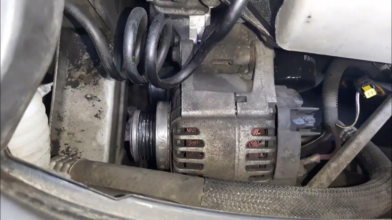 BE CAREFUL with THIS, the ALTERNATOR PULLEY was ringing for a while