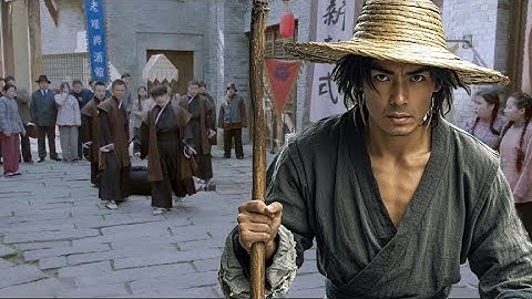 {抗日功夫电影）邋遢乞丐竟是絕世高手，以一敵多，狂虐日本武士  ⚔️  抗日   Kung Fu