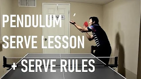 Table Tennis Pendulum Serve - Make Different Spins with One Motion