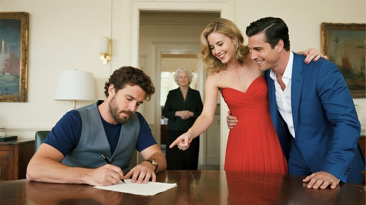 He Quietly Signed The Divorce Papers — No One Knew His Billionaire Mom Was Watching From The Back