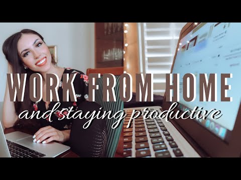 Working from Home - 10 Tips to Stay Motivated and Productive