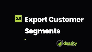 Digestible Data — Export Customer Segments