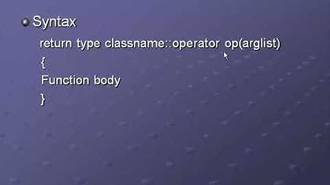 C++ Malayalam;chapter 8- operator overloading