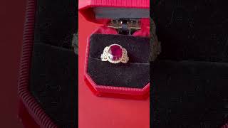 GOLD & DIAMOND RUBY RING #gold #diamond #ruby #ring #jewelry #gems #minerals #luxury #rare #cool Net Worth