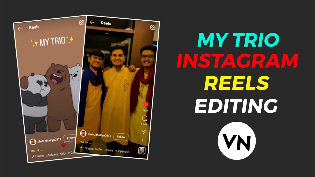 My Trio Instagram Reels Trending Video Editing Reels Viral Video