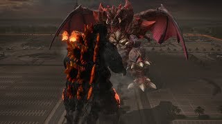 How to UNLOCK Burning Godzilla and Destoroyah in Godzilla PS4! - Godzilla Versus screenshot 1