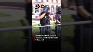 Revolta se extinde: 5.000 de ciobani au venit şi protestează în Bucureşti