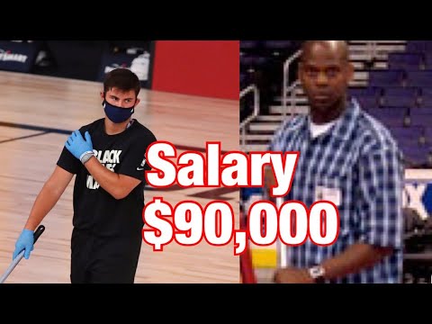 Who Knew NBA Floor Sweepers Made 90,000 a Year ?