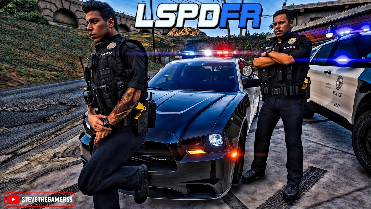 Playing GTA 5 As A POLICE OFFICER City Patrol| LAPD|| GTA 5 Lspdfr Mod ...
