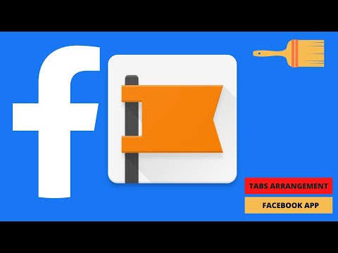 How to arrange Facebook pages tab on Facebook app 2020