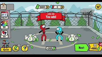 [Fungame] Stickman Escape: Break Prison - Gameplay Walkthrough Part 3 All Levels 21-30