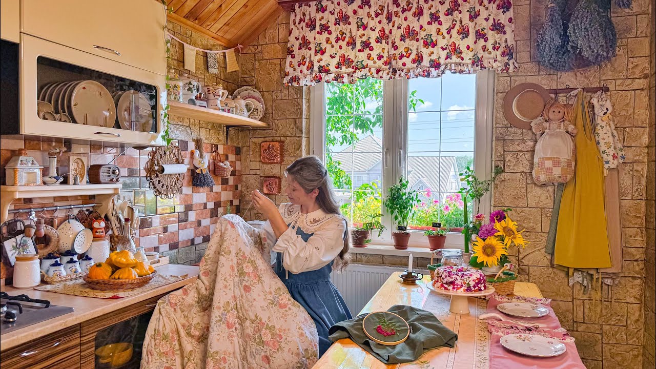 Искусство поиска радости в простом: тишина после бури в деревне | Уютный быт в августе