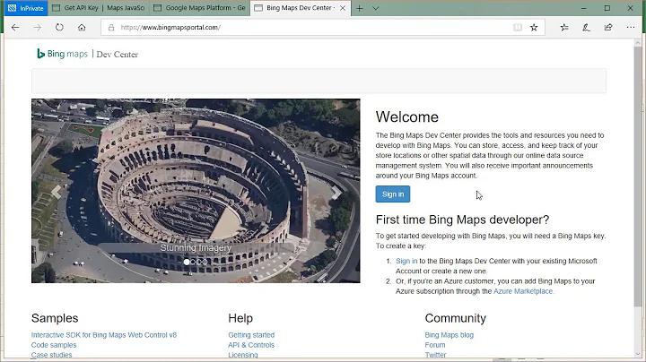 Calculate distance and travel time between places using Google Maps API in Excel