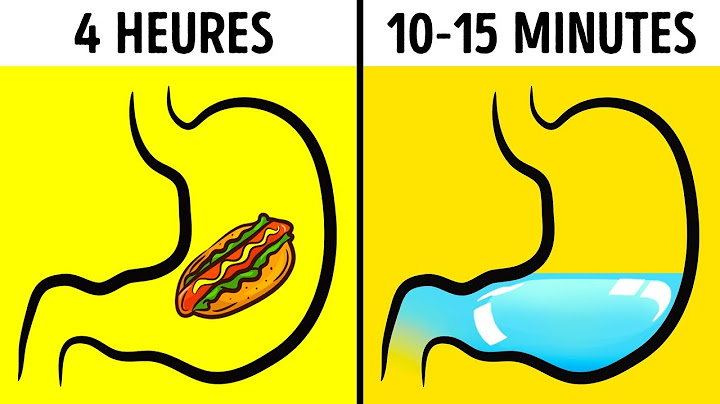 Peux-tu boire de l'eau quand tu manges ?