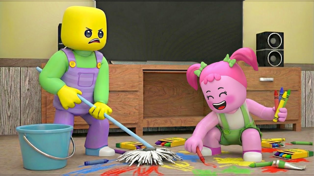 ROBLOX Брукхейвен 🏡RP - ЗАБАВНЫЕ МОМЕНТЫ: Старший брат и младшая сестра | Анимация Roblox