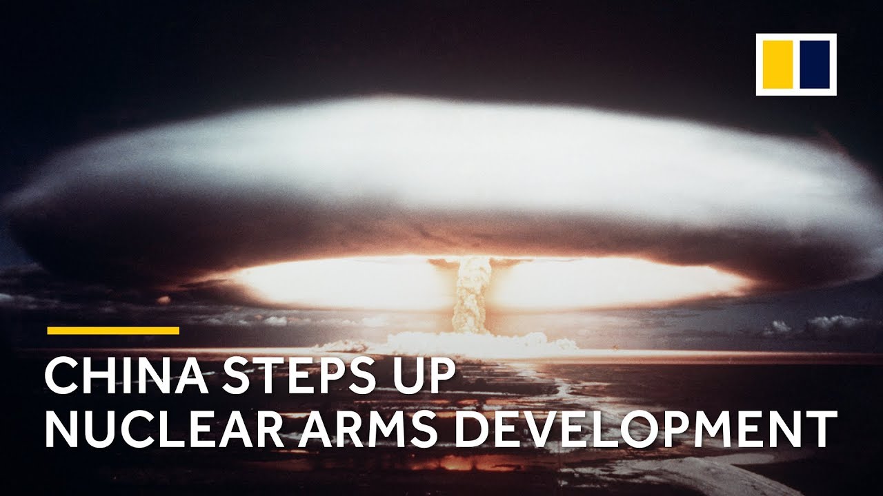 China nuclear tests Beijing steps up pace in new arms race with US and