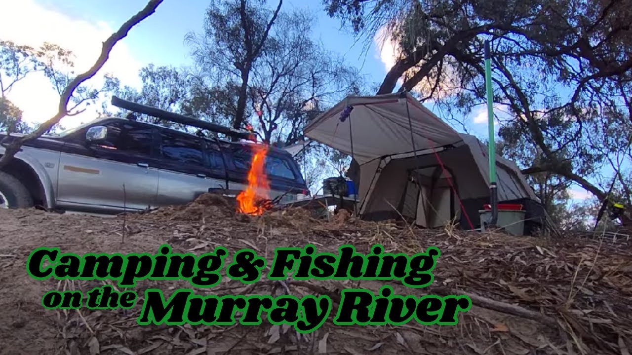 Camping Fishing and Campfire Cooking on the River