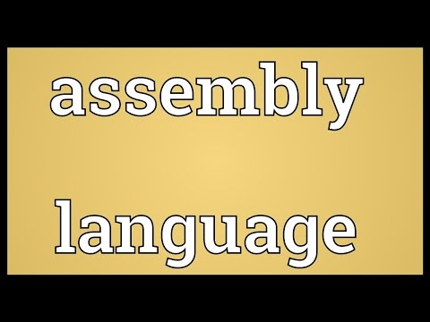 Assembly language Meaning
