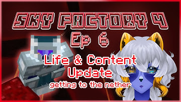 is the Nether CAKE a LIE?? ☁︎ life & content update  ☁︎ SkyFactory 4 ☁︎ Ep 6