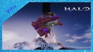 Halo Type-26 Assault Gun Carriage (T-26 AGC) Wraith in Minecraft - 1:1 Scale - Tutorial