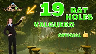 [ARK] 19 BUILDABLE Rat Holes on VALGUERO (All work on Official)