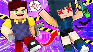 HELLO NEIGHBOR - I GOT KICKED OUT FROM MY HOUSE! (Minecraft Roleplay)