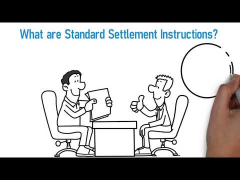 Standard settlement instruction (SSI)