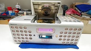 KENWOOD CD・MDコンポ MDX-KT302 キティーちゃんコラボ KENWOOD MDX-KT302 [Hello Kitty] [220V] เครื่องเล่นCD+MD+วิทยุใช้