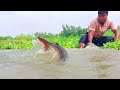 Wow unbelievable big monster fish catching from underwater from river 2022fishing