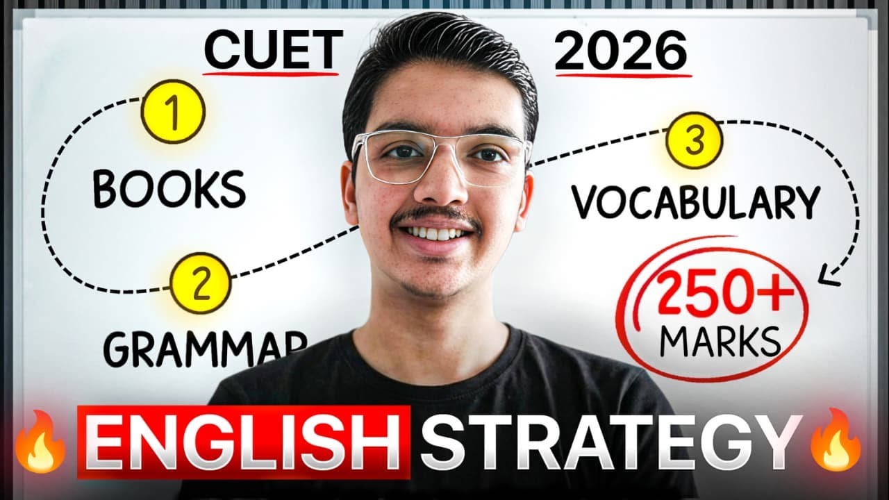 How to Score 250/250 in CUET English 2026 📚 | Topper’s Exact Strategy 🔥 ...