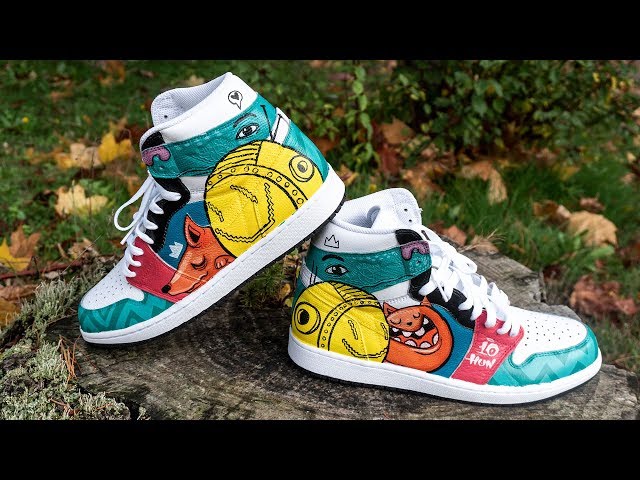 Custom Painted Jordans! - Using Angelus Leather Paint on Shoes! 
